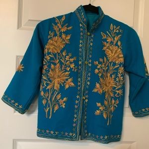 Adorable embroidered jacket for your princess